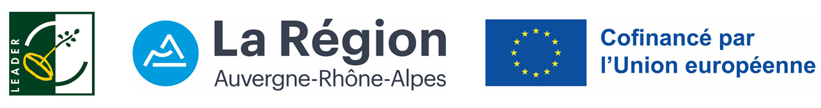 Leader, cofinancé par la région Auvergne Rhône-Alpes et l'Union européenne